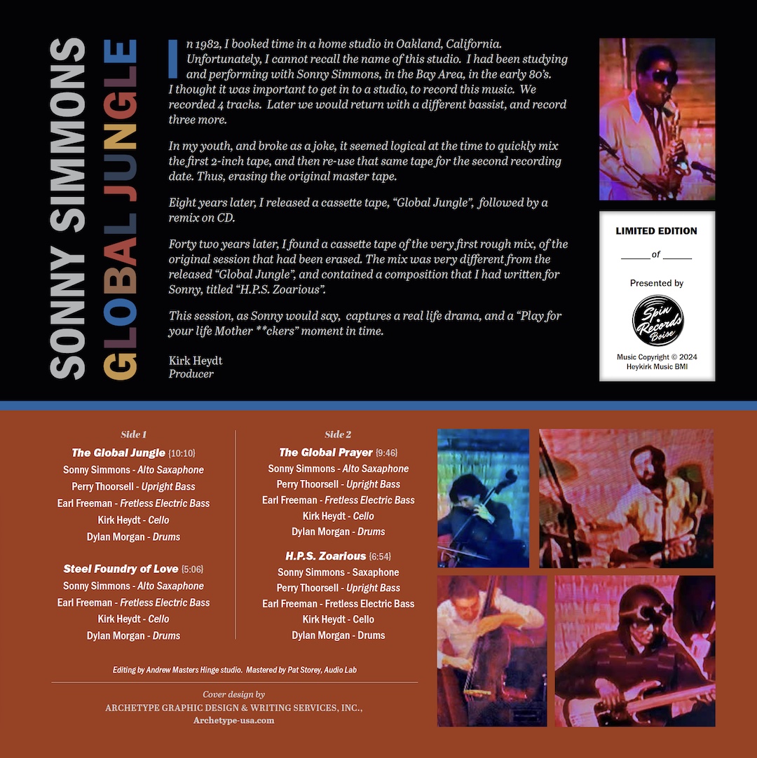 Sonny Simmons Global Jungle re-release 2024